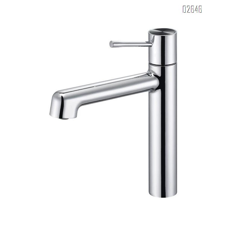Brass milk white faucet bathroom wash basin sink cold and hot rotating home single hole splash-proof simple faucet