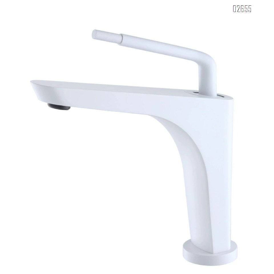 Cold and hot double control single handle Brass faucet new gun gray bathroom kitchen bathroom wash basin faucet
