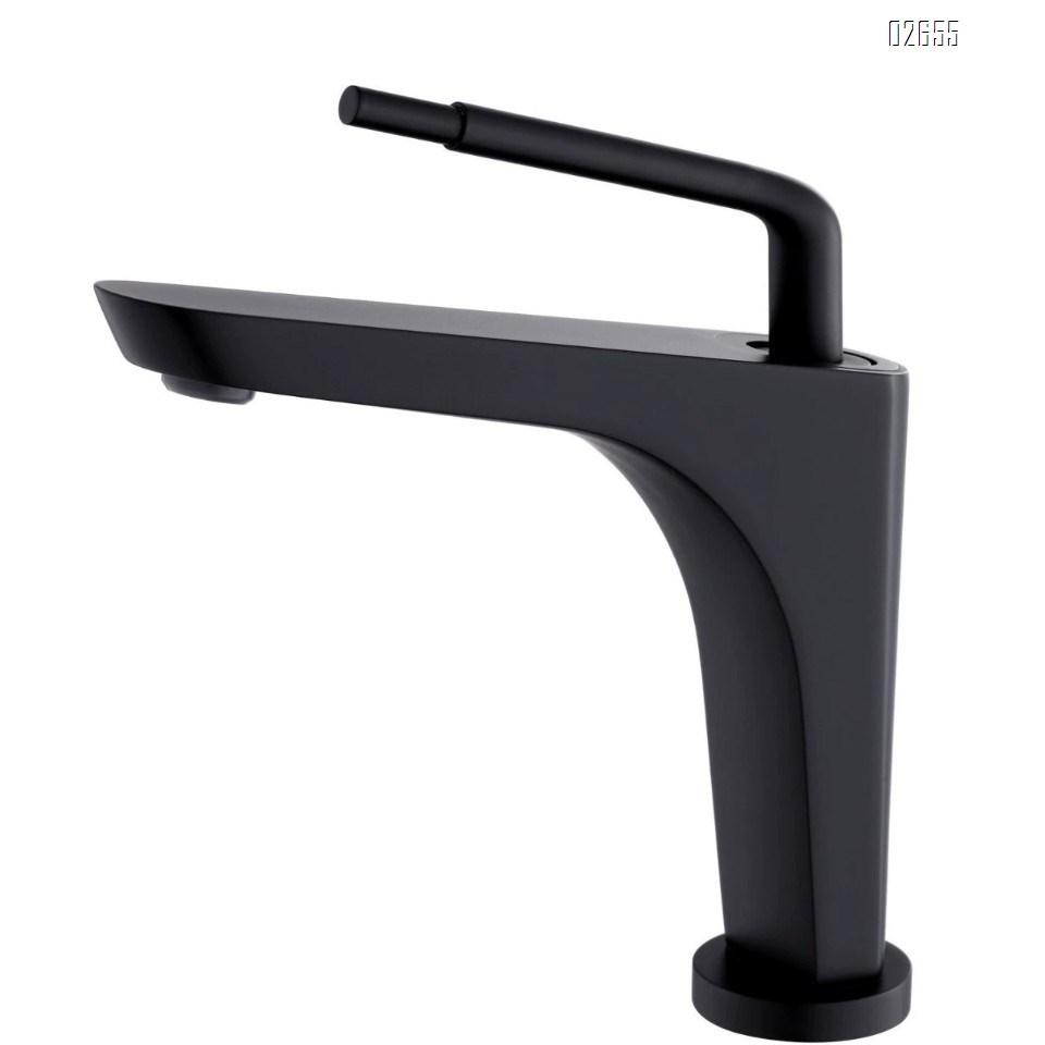 Cold and hot double control single handle Brass faucet new gun gray bathroom kitchen bathroom wash basin faucet