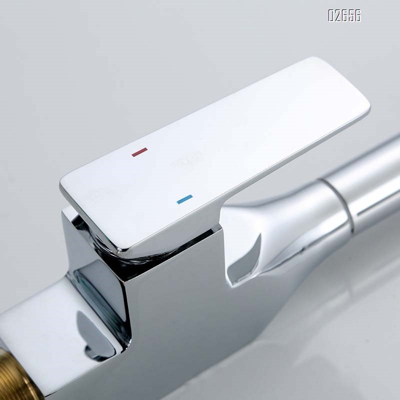 304 stainless steel pull-out kitchen faucet with cold and hot water vegetable sink multi-directional splash-proof dish pool faucet