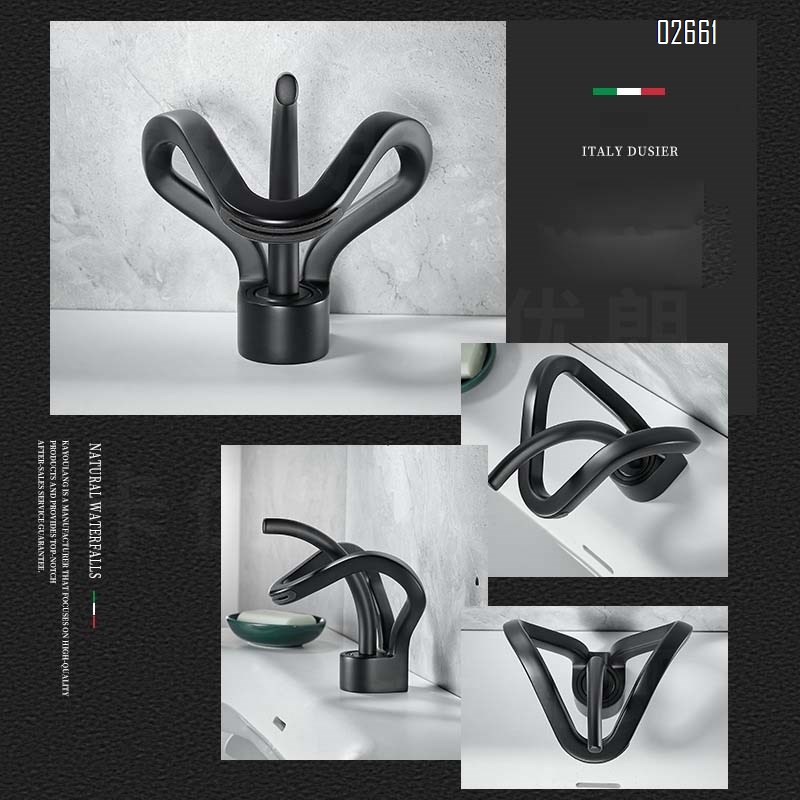 Hotel waterfall basin faucet cold and hot water bathroom faucet wash basin wash basin basin single hole