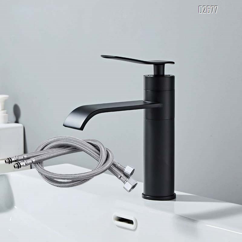 European style Brass faucet for bathroom wash basin cold and hot water wash basin faucet rotatable waterfall faucet