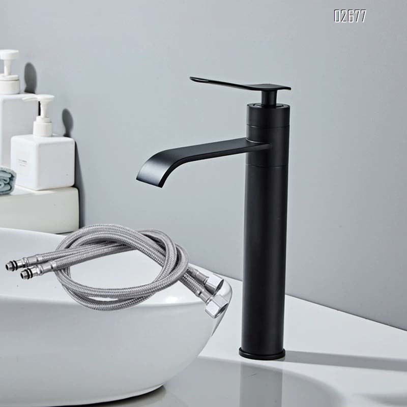 European style Brass faucet for bathroom wash basin cold and hot water wash basin faucet rotatable waterfall faucet