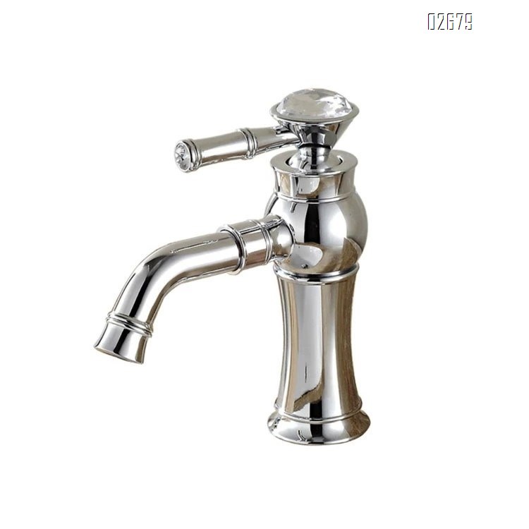 Brass electroplated faucet bathroom faucet wash basin cold and hot faucet wash basin faucet