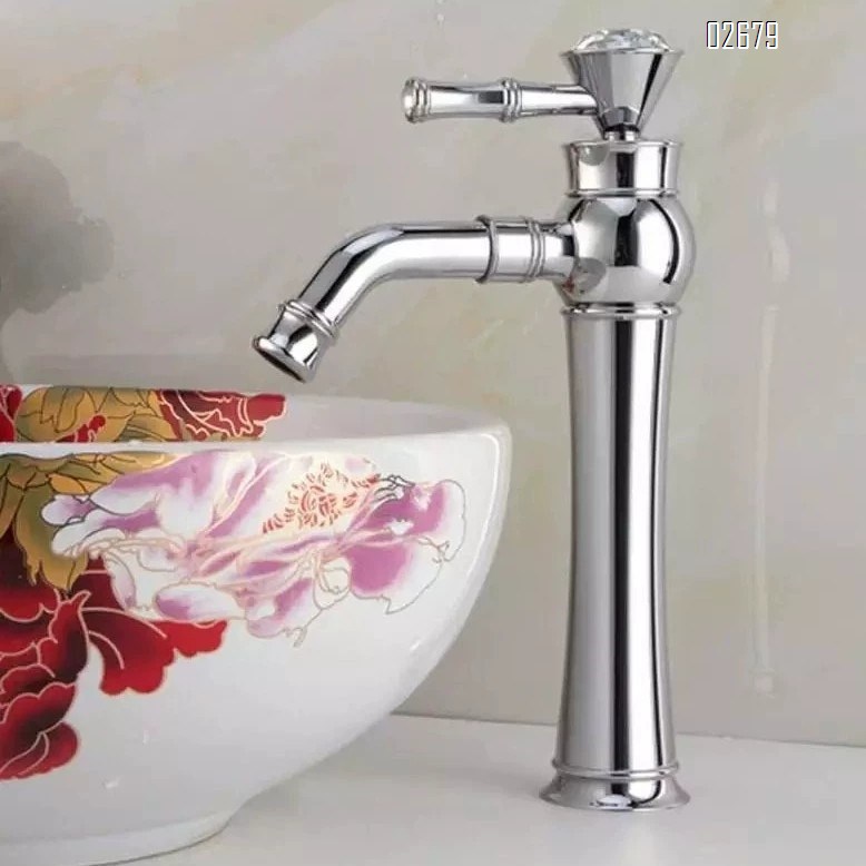 Brass electroplated faucet bathroom faucet wash basin cold and hot faucet wash basin faucet