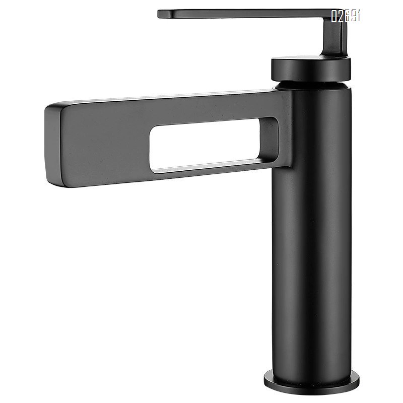 New all-brass waterfall-style basin faucet for bathroom single-hole wash basin cold and hot water faucet