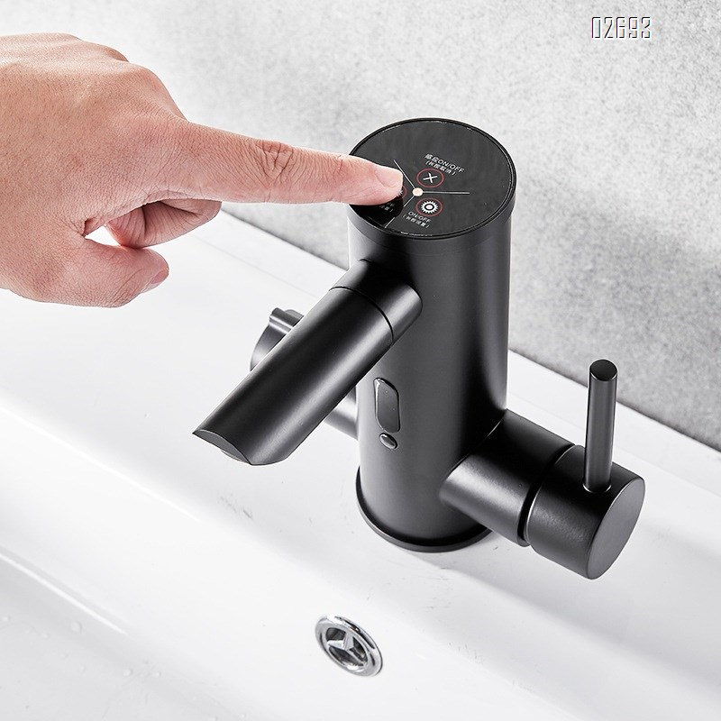 Brass smart sensor basin faucet cold and hot double control free rotation bathroom wash washroom faucet
