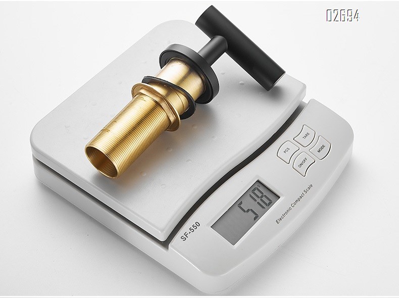 Brass creative cold and hot basin faucet bathroom cabinet wash basin single handle double hole separate faucet