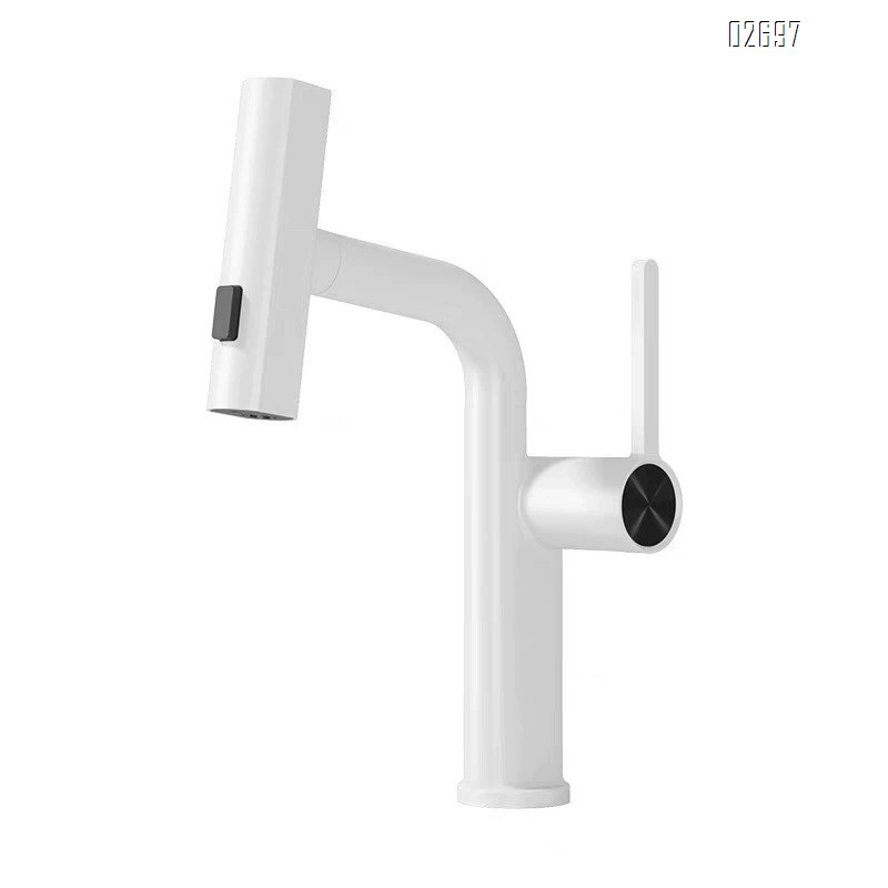 Flying water faucet wash basin pull-out type bathroom cabinet washstand basin wash basin wash basin wash basin cold and hot water