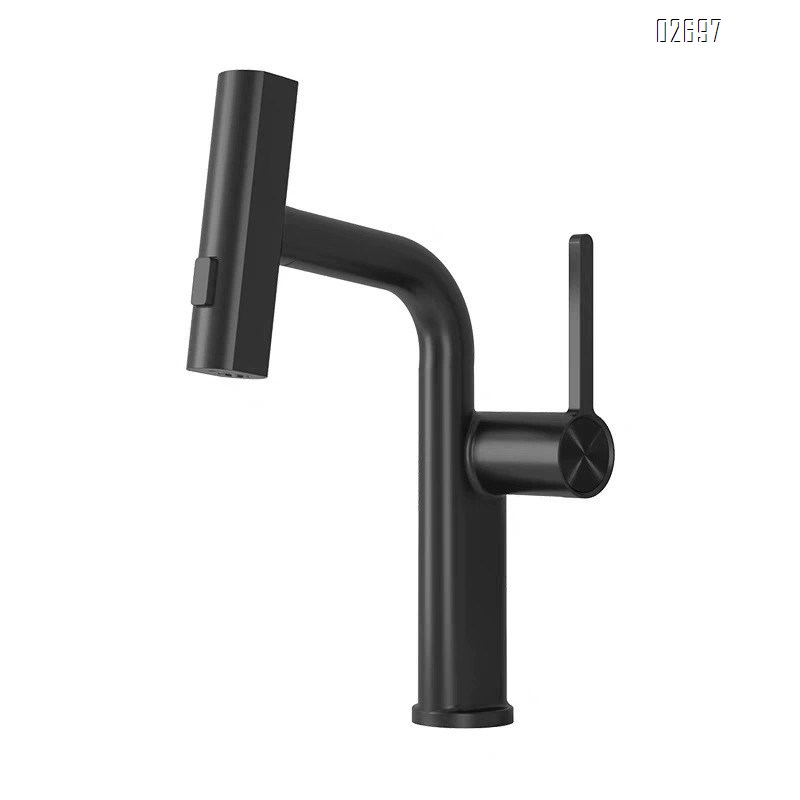 Flying water faucet wash basin pull-out type bathroom cabinet washstand basin wash basin wash basin wash basin cold and hot water