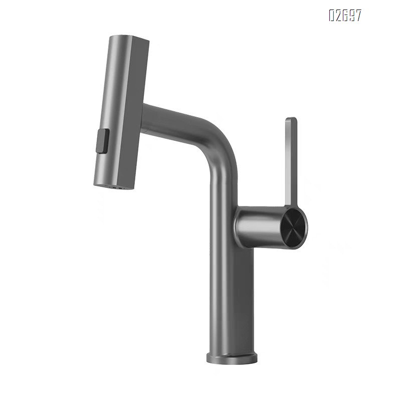 Flying water faucet wash basin pull-out type bathroom cabinet washstand basin wash basin wash basin wash basin cold and hot water