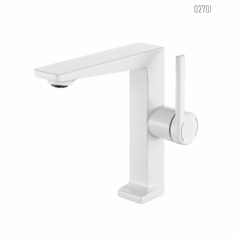 Brass basin with white wash basin faucet for bathroom cold and hot wash pool wash basin wash basin gold faucet