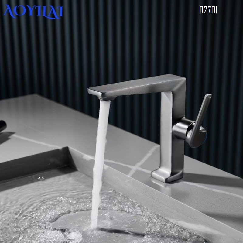 Brass basin with white wash basin faucet for bathroom cold and hot wash pool wash basin wash basin gold faucet