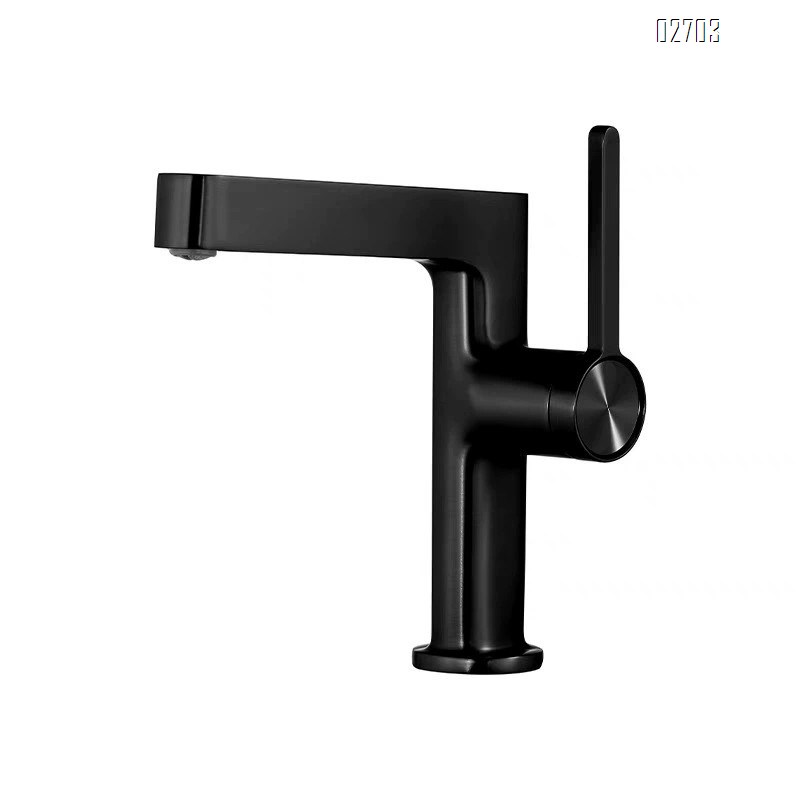 Brass faucet for wash basin Single hole bathroom faucet for home use High cold and hot basin faucet
