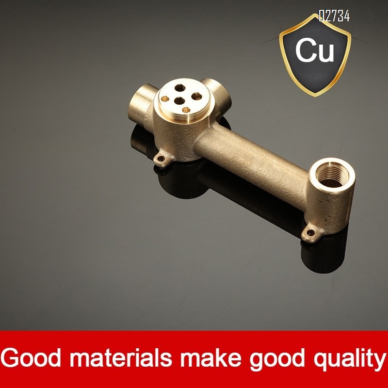 New product fine brass silver color concealed surface basin faucet double-connection cold and hot water wall-mounted wash basin faucet