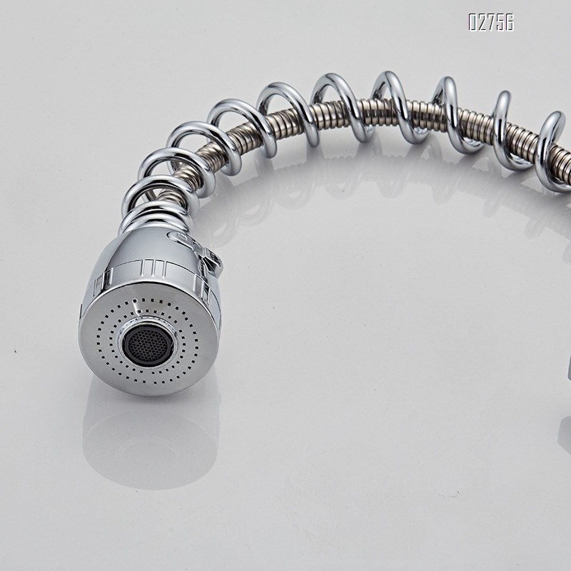 Cold and hot all Brass wash basin vegetable basin sink faucet spring  Multi-function pull-down kitchen faucet