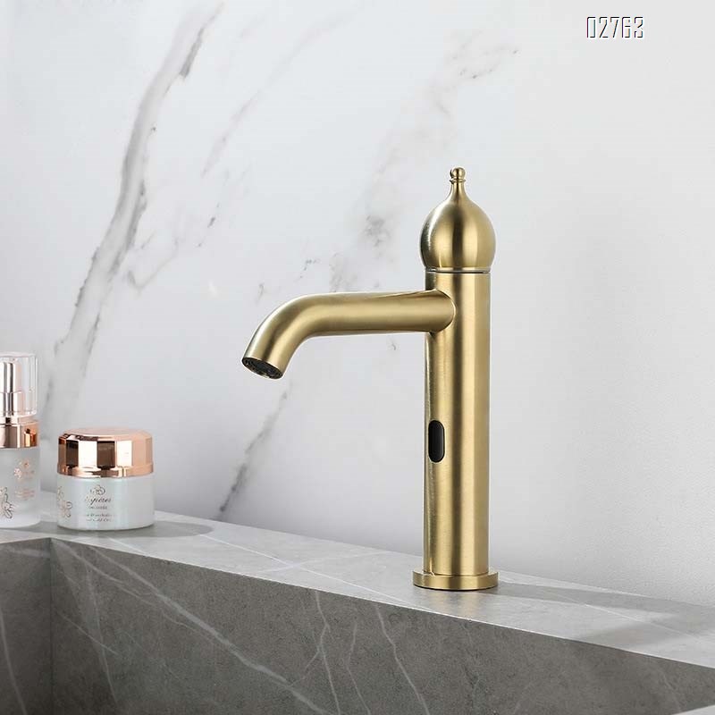 Touchless sensor faucet wash basin stainless steel 304 sink wash basin counter basin single cold faucet