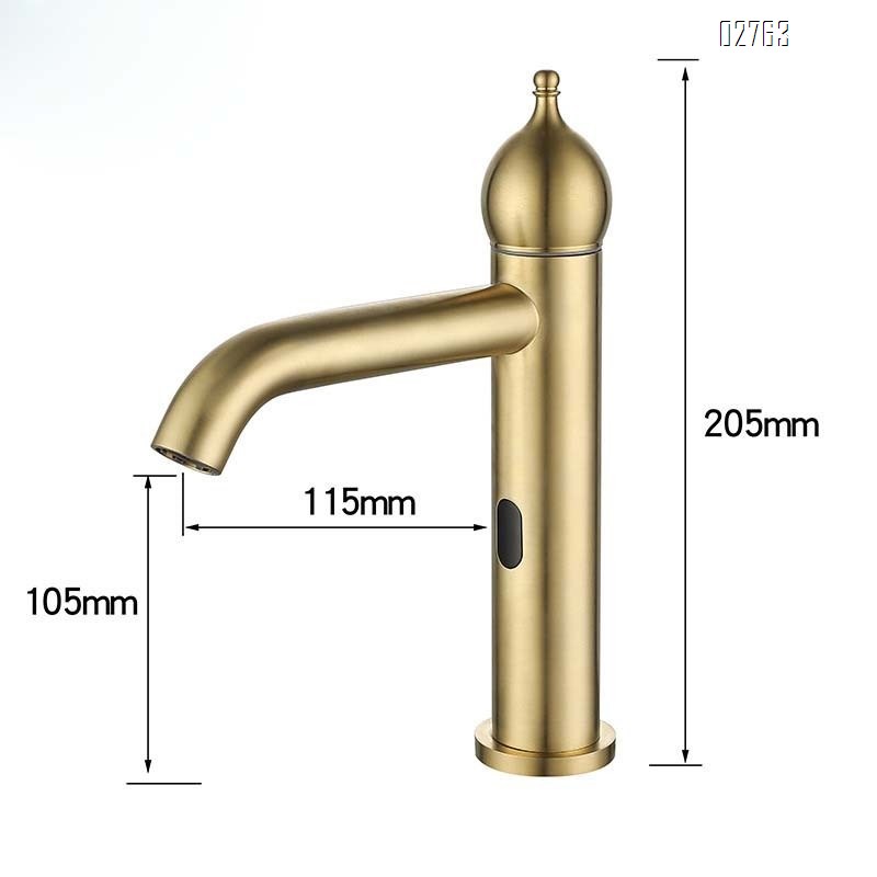Touchless sensor faucet wash basin stainless steel 304 sink wash basin counter basin single cold faucet