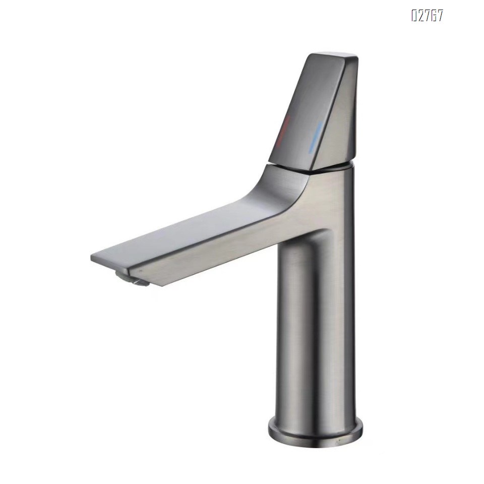 Luxury Brass Ceramics value core faucet cold and hot water single handle for bathroom wash basin faucet