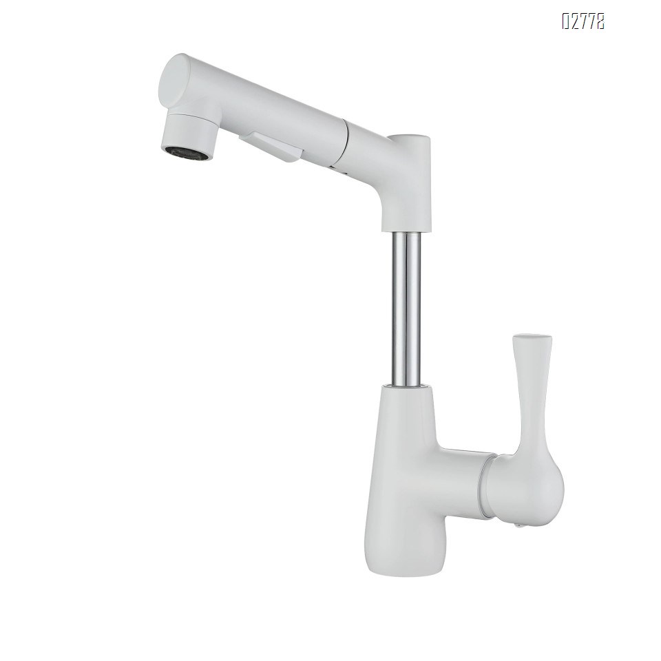 Zinc Alloy Pull-out multi-functional lifting faucet cold and hot faucet bathroom gunmetal gray wash basin wash basin faucet