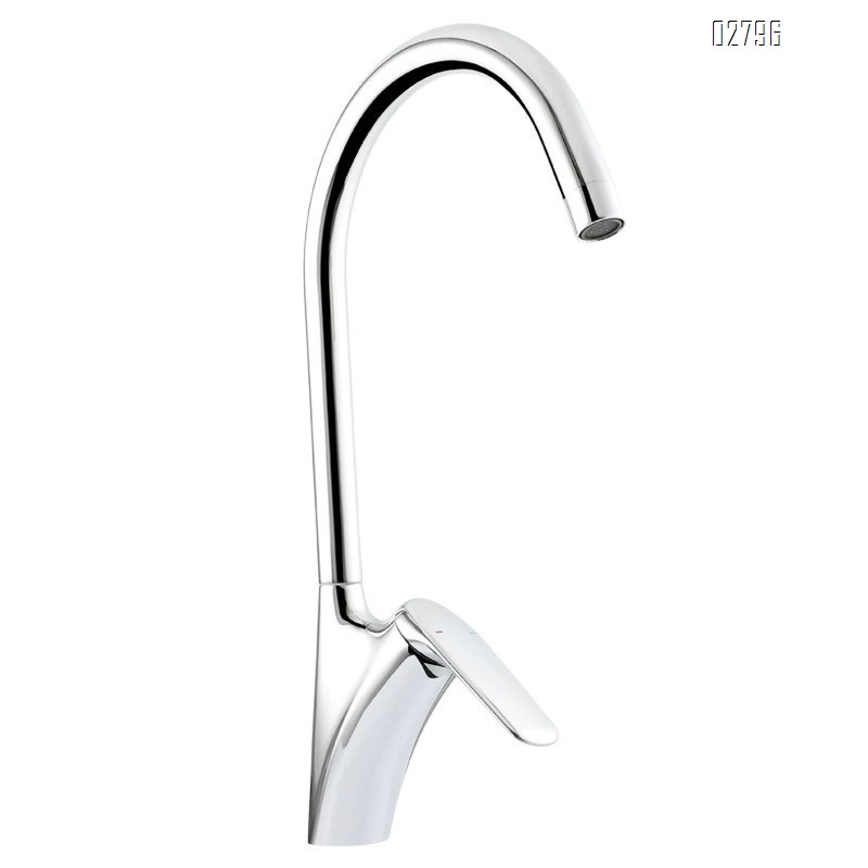 all Brass kitchen faucet with cold and hot water tap swivel spout for sink and basin for home use Chrome Finished