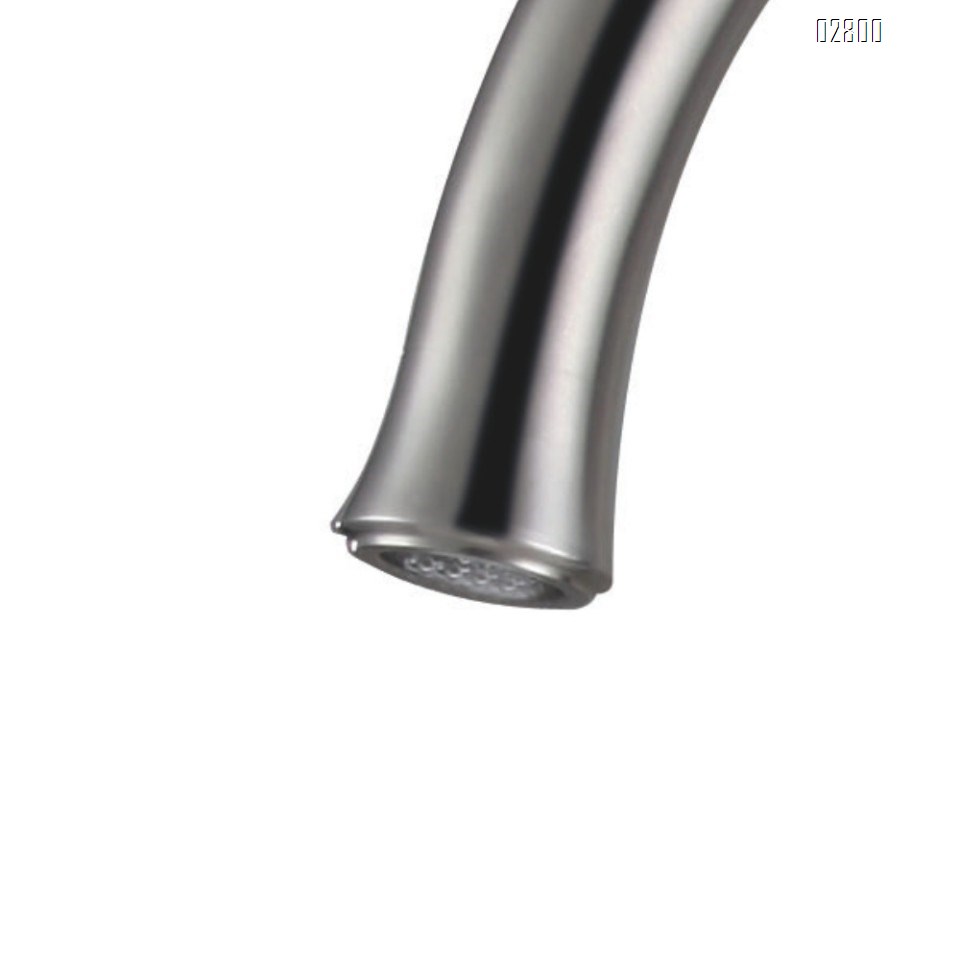 304 stainless steel simple American kitchen faucet cold and hot wash basin sink for home use Brushed