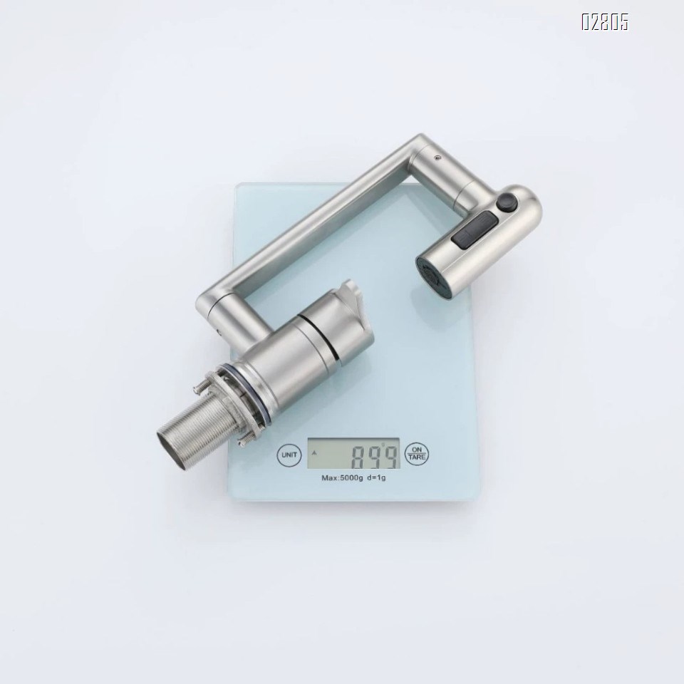 304 stainless steel single hole cold and hot wash basin faucet Feng Shui cat style household tap Multi-directional rotating faucet