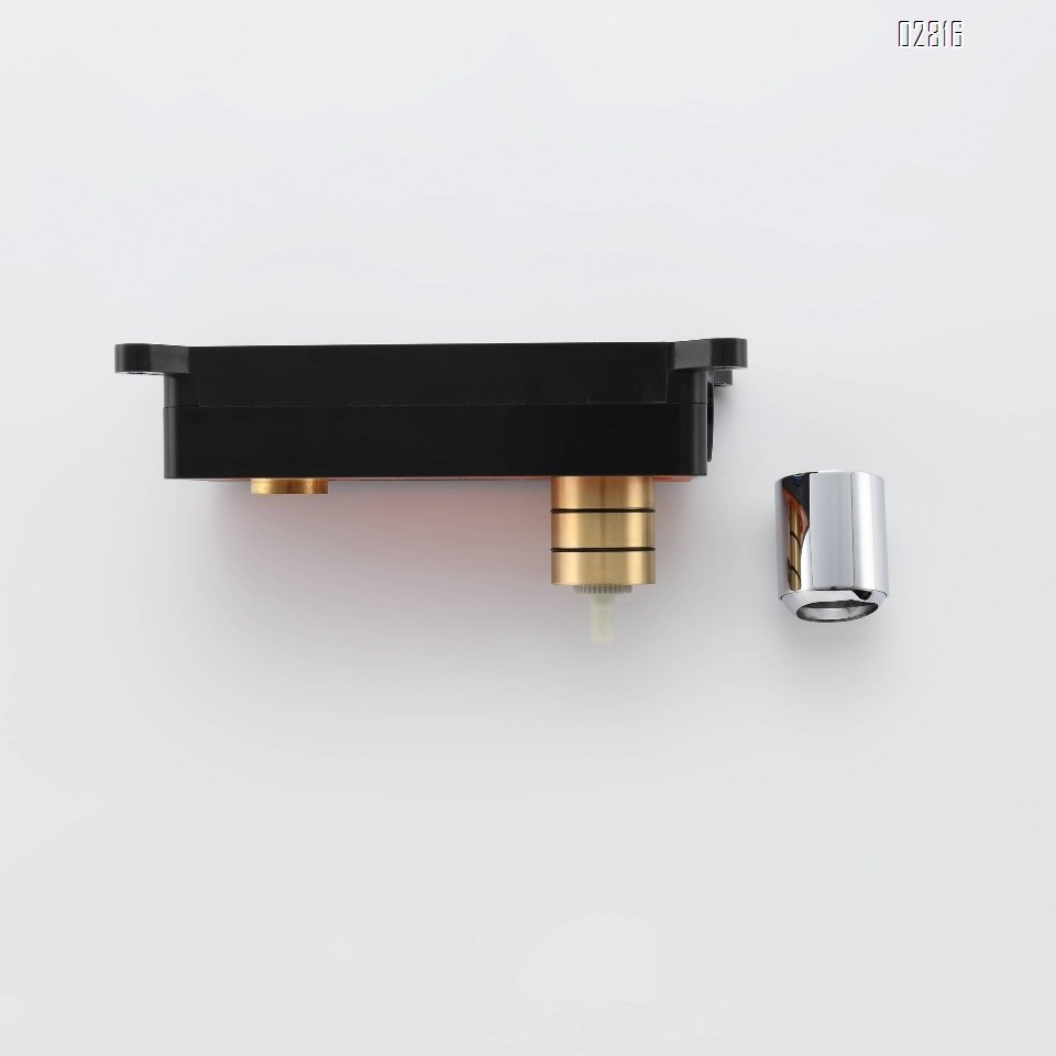 Wall-mounted concealed all brass faucet with built-in wall-mounted washbasin for hotel apartments cold and hot wash basin tap