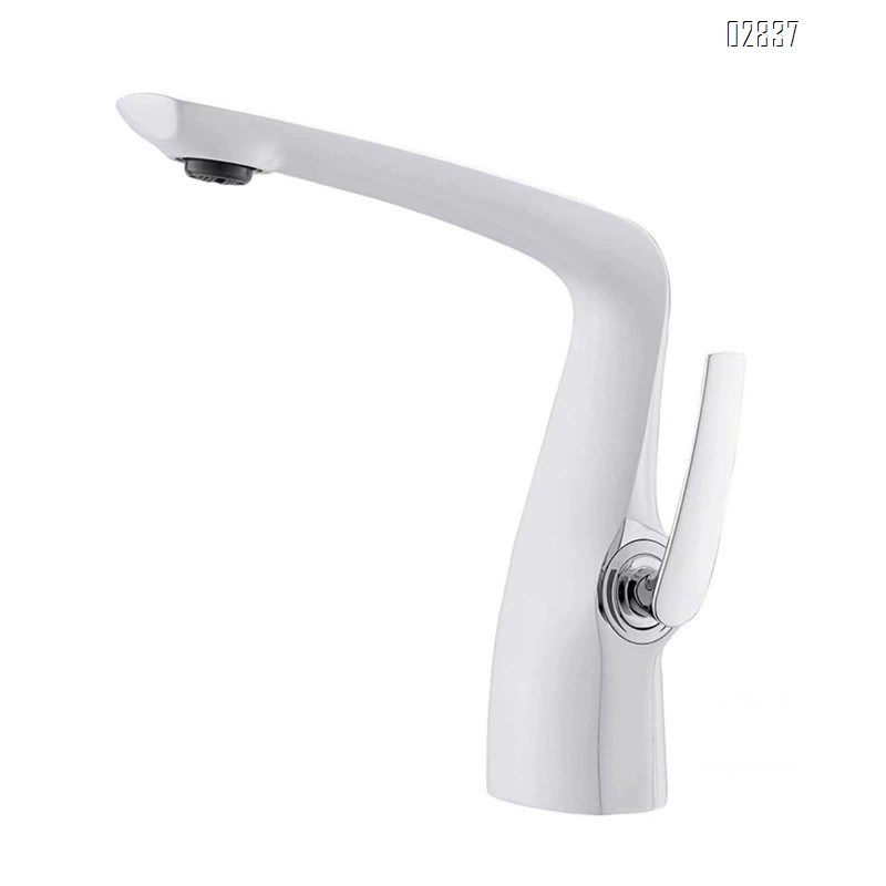 Brass art wash basin faucet cold and hot wash hand basin faucet bathroom toilet single hole wash faucet
