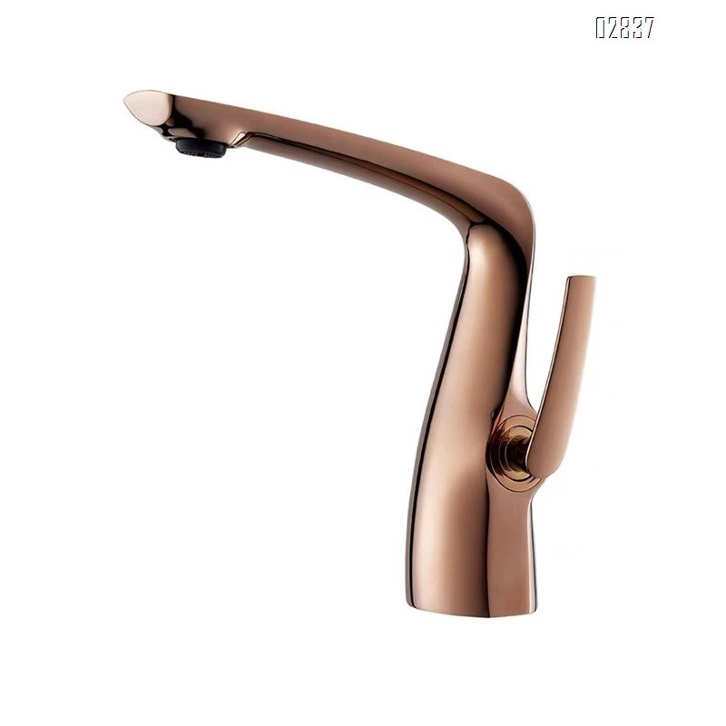 Brass art wash basin faucet cold and hot wash hand basin faucet bathroom toilet single hole wash faucet