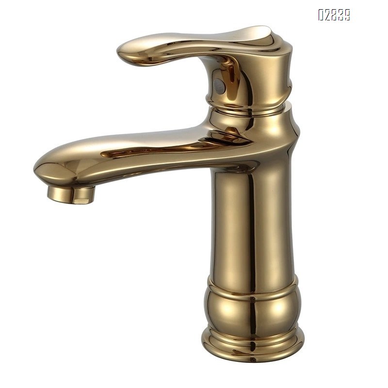 Brass faucet for wash basin with single hole ORB black for cold and hot water under the sink