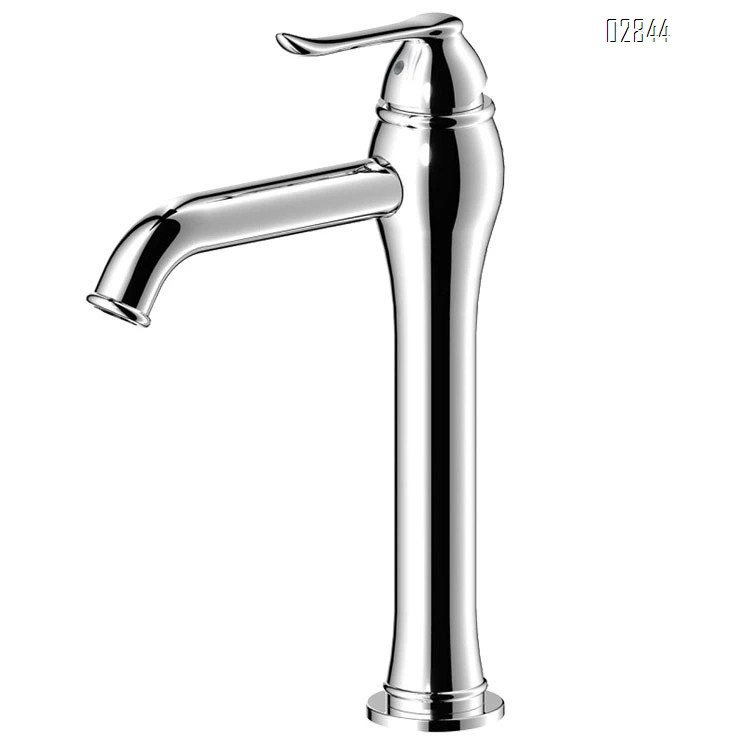Rose gold faucet for wash basin all brass gold-colored European style wash colld and hot water basin faucet