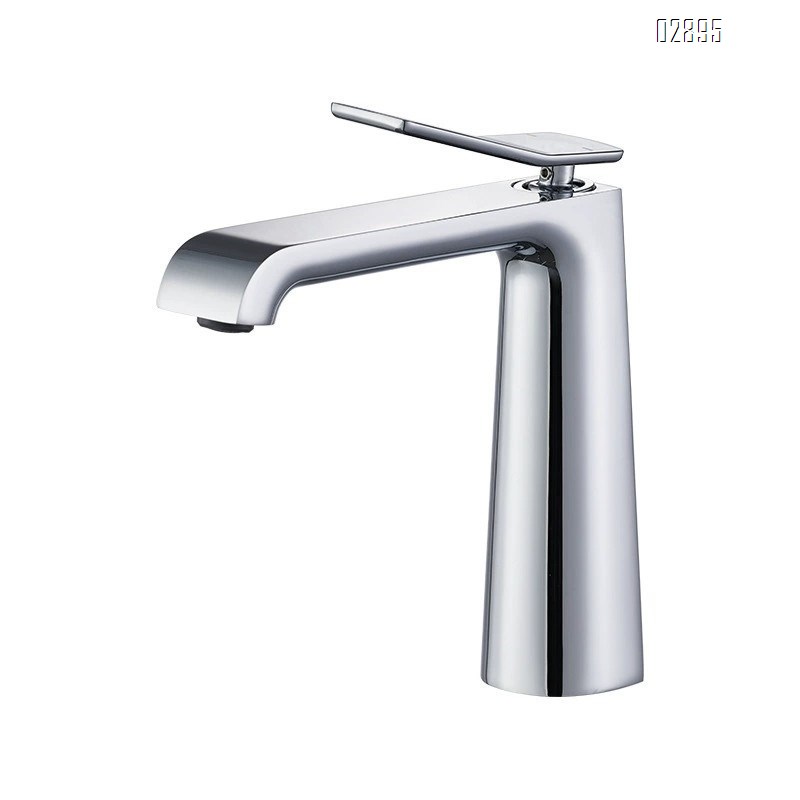 Artistic basin faucet full copper wash basin faucet full Brass cold and hot water faucet gunmetal gray