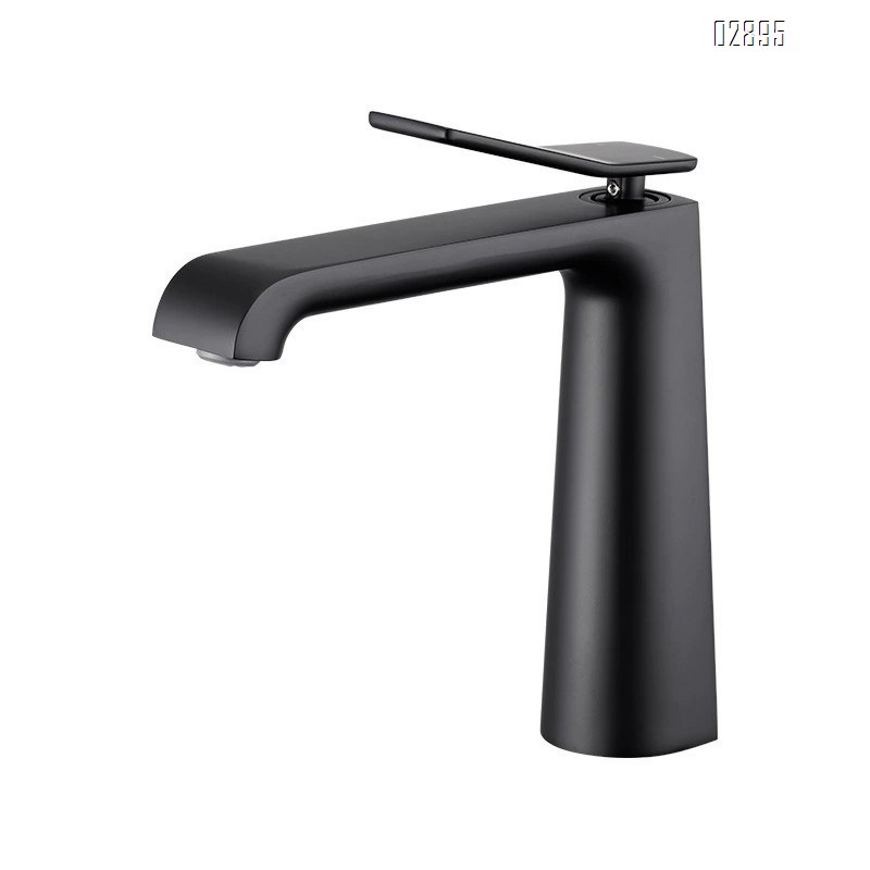 Artistic basin faucet full copper wash basin faucet full Brass cold and hot water faucet gunmetal gray