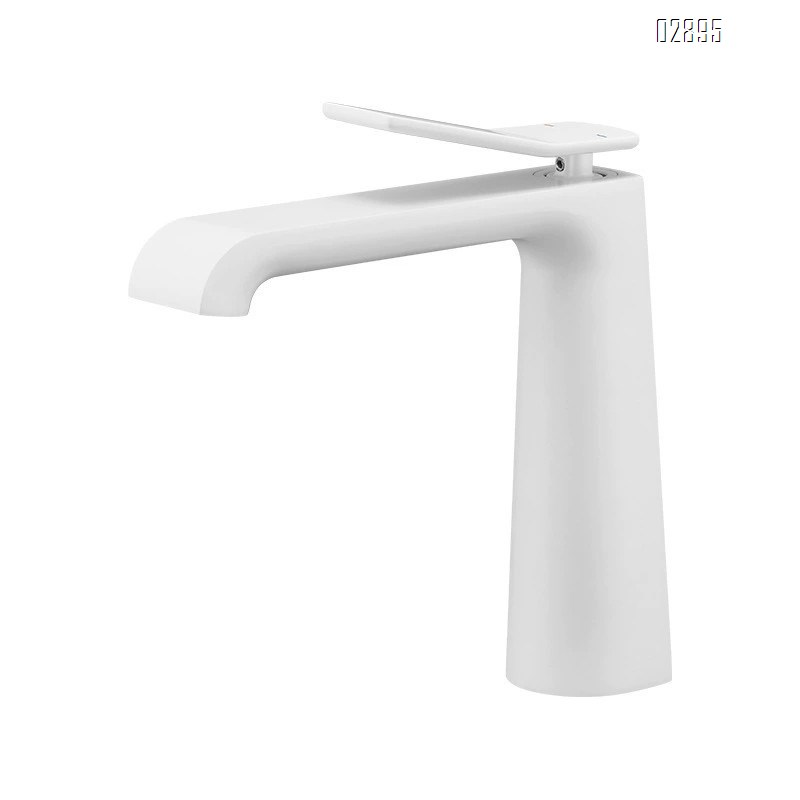Artistic basin faucet full copper wash basin faucet full Brass cold and hot water faucet gunmetal gray