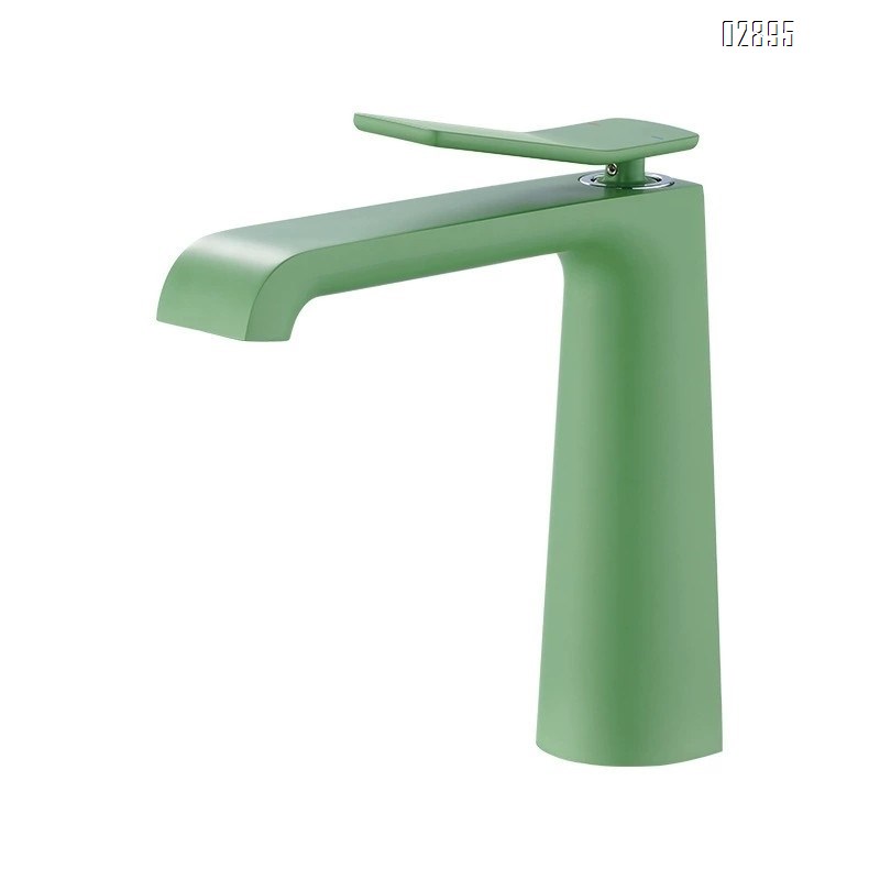 Artistic basin faucet full copper wash basin faucet full Brass cold and hot water faucet gunmetal gray