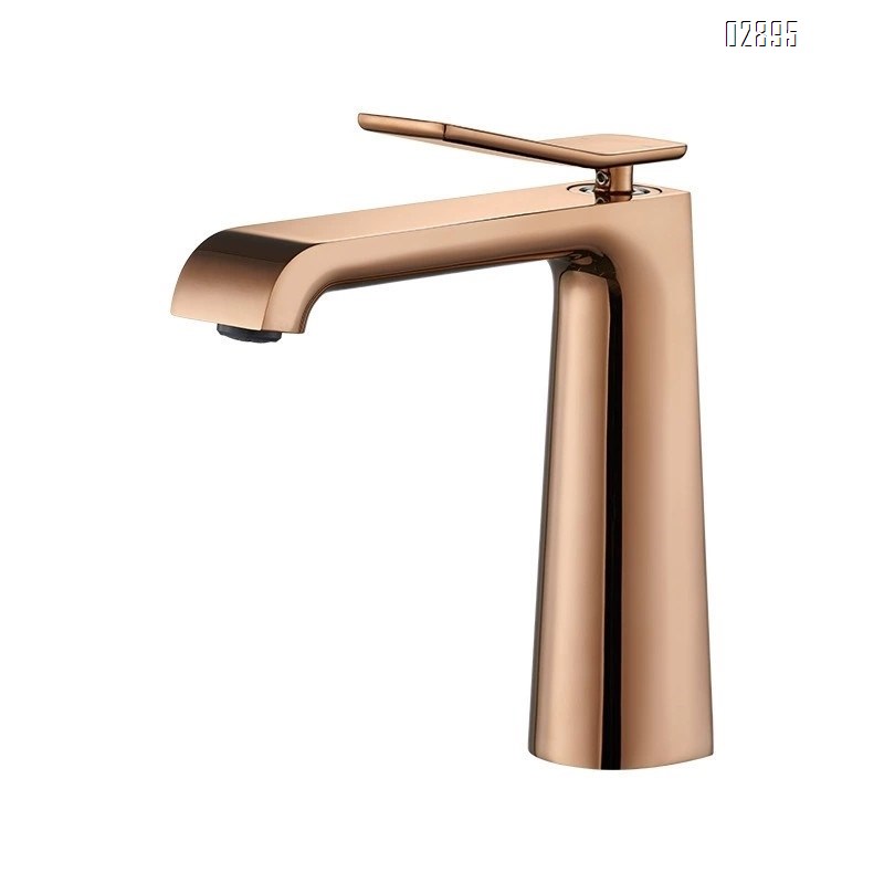 Artistic basin faucet full copper wash basin faucet full Brass cold and hot water faucet gunmetal gray