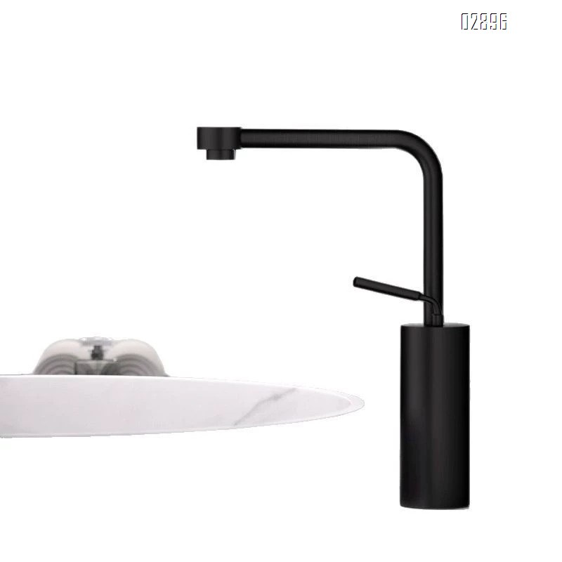Gun Grey faucet brass basin swivel wash basin pull-out brushed gold bathroom cold and hot multi-functional wash basin faucet