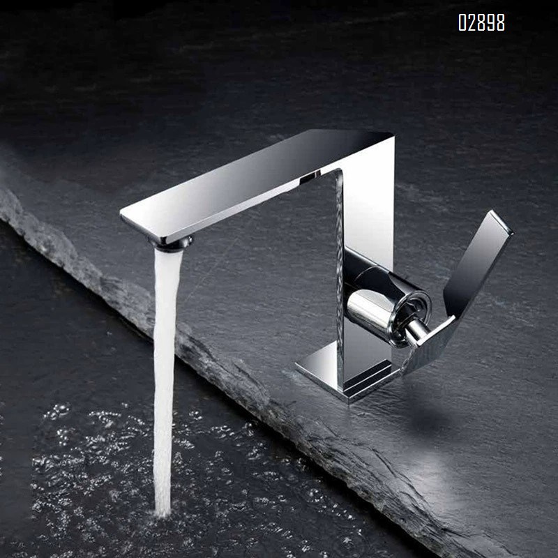 Gunmetal gray faucet for wash basin all Brass cold and hot water for bathroom cabinet wash basin in the toilet