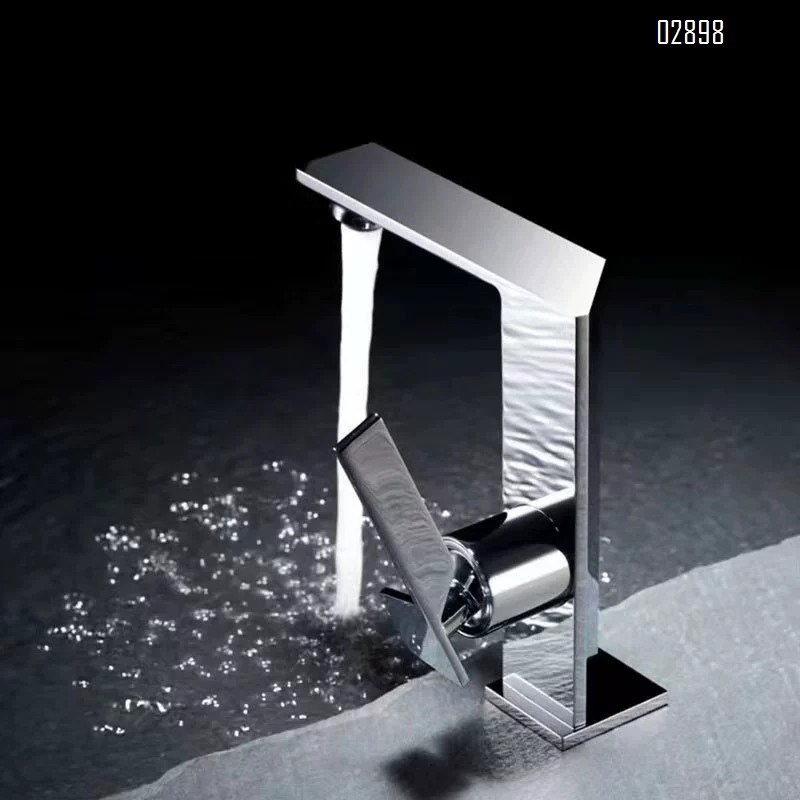 Gunmetal gray faucet for wash basin all Brass cold and hot water for bathroom cabinet wash basin in the toilet