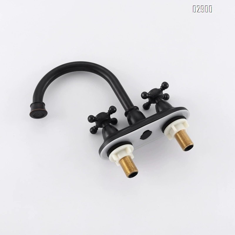 North American Amazon Brass faucet double handle cold and hot basin faucet ORB American 4 inch faucet