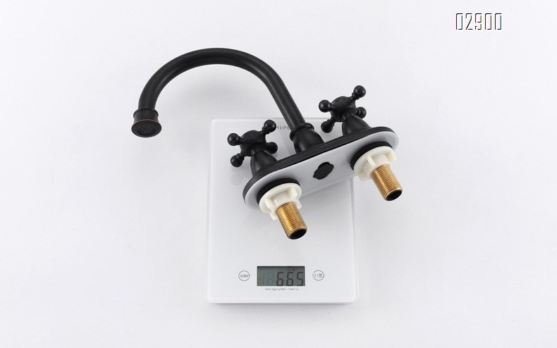 North American Amazon Brass faucet double handle cold and hot basin faucet ORB American 4 inch faucet