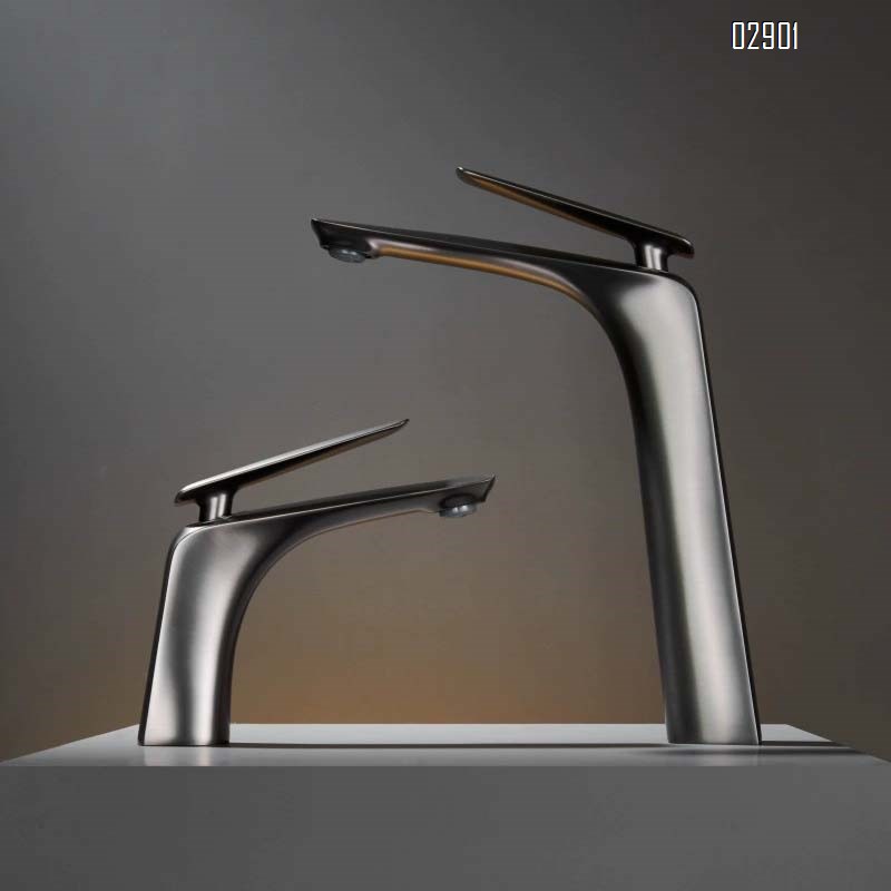 all brass Modern Bathroom faucet wash basin tap cold and hot water mixing tap Chrome Finished