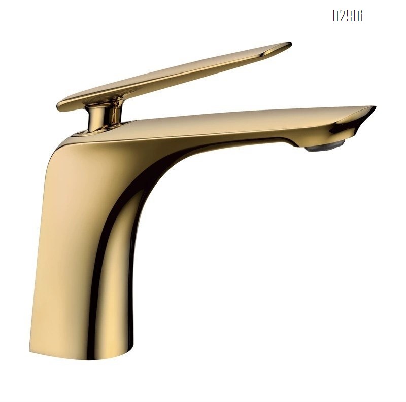 all brass Modern Bathroom faucet wash basin tap cold and hot water mixing tap Chrome Finished