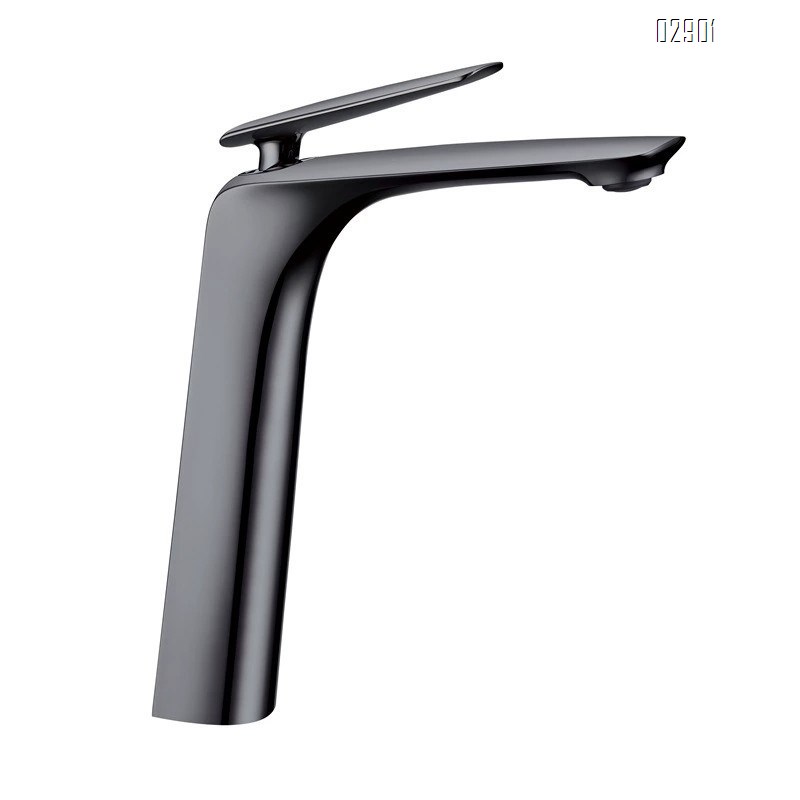 all brass Modern Bathroom faucet wash basin tap cold and hot water mixing tap Chrome Finished