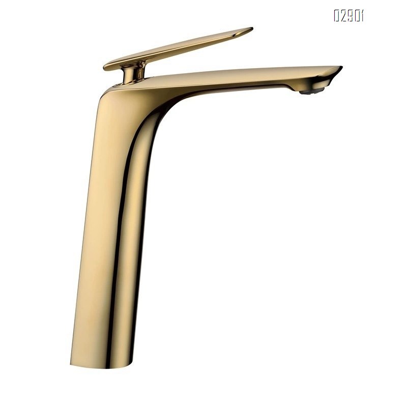 all brass Modern Bathroom faucet wash basin tap cold and hot water mixing tap Chrome Finished