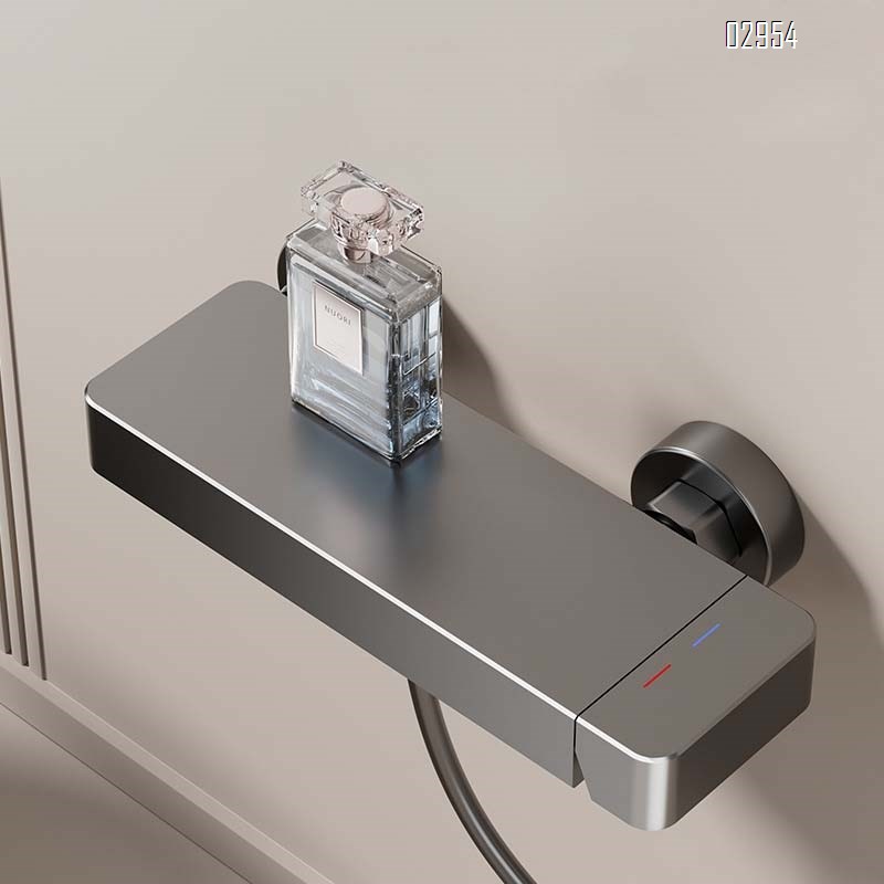 Home use shower set with all-Brass temperature control Cold and hot water shower head  accessories