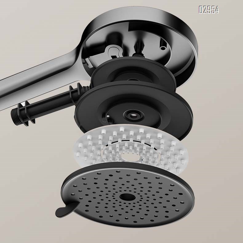 Home use shower set with all-Brass temperature control Cold and hot water shower head  accessories