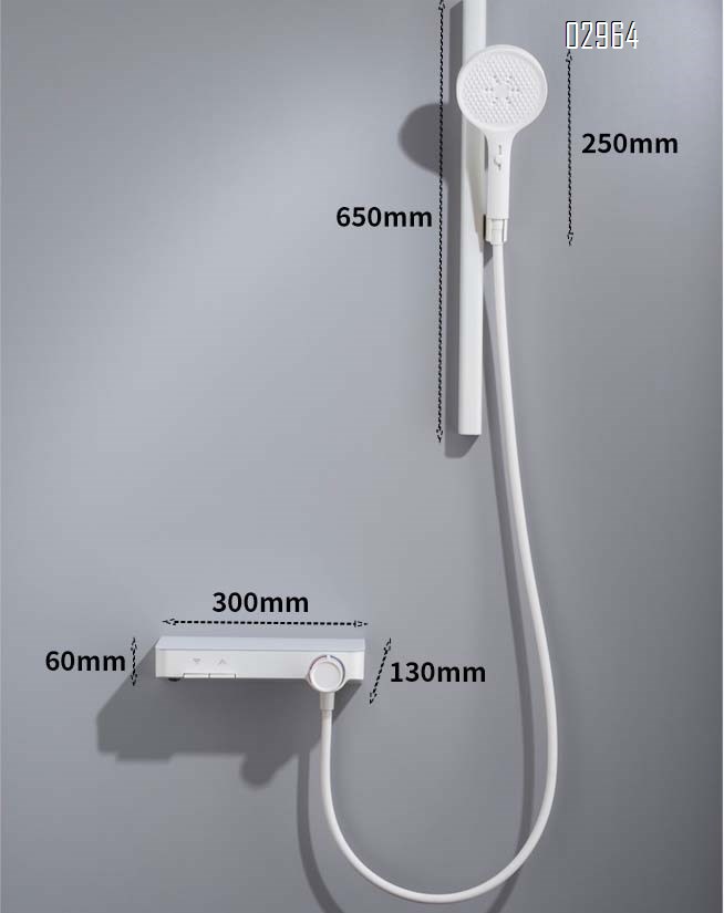 All-Brass top-free spray shower simple split pressure increase shower set bathroom wash basin faucet water tap