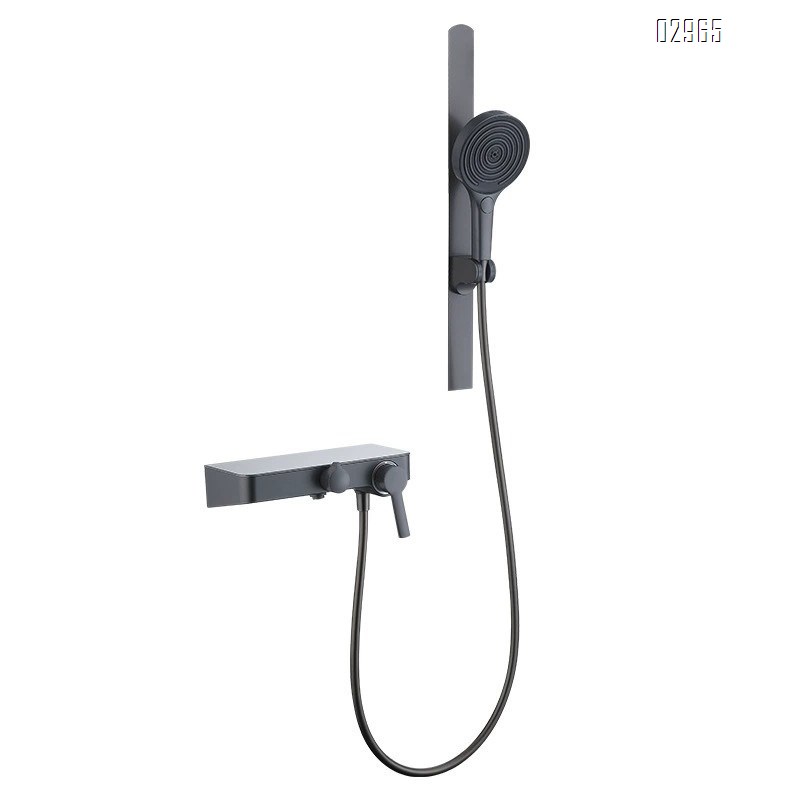 Brass Simple shower headless spray wall-mounted Bathroom Bath Faucets hotel guesthouse bathroom shower set